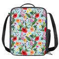 Hibiscus Flower Floral Pattern Print Crossbody Lunch Bag