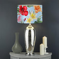 Hibiscus Flower Floral Pattern Print Drum Lamp Shade