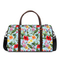 Hibiscus Flower Floral Pattern Print Duffel Bag