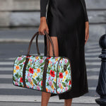 Hibiscus Flower Floral Pattern Print Duffle Bag
