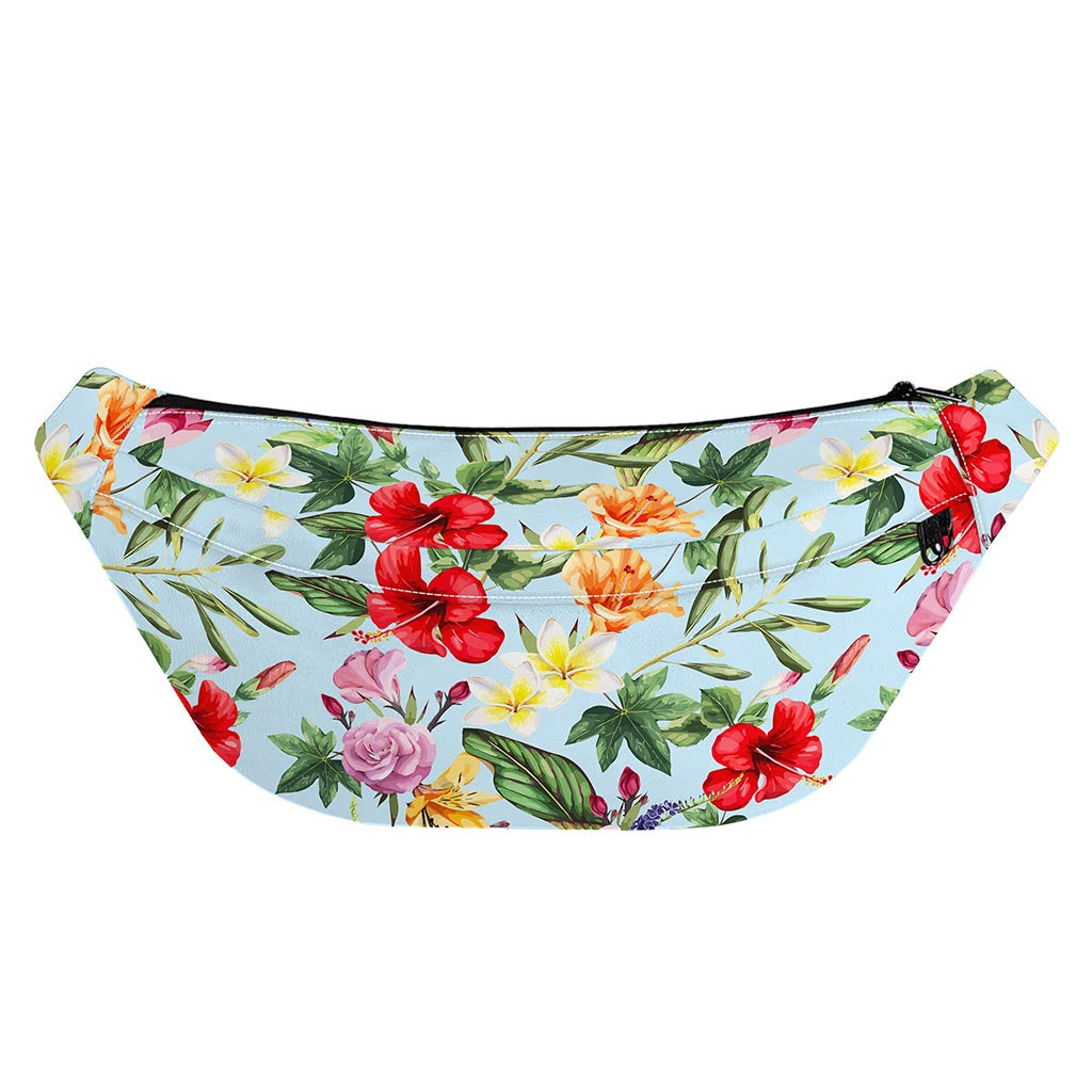 Hibiscus Flower Floral Pattern Print Fanny Pack