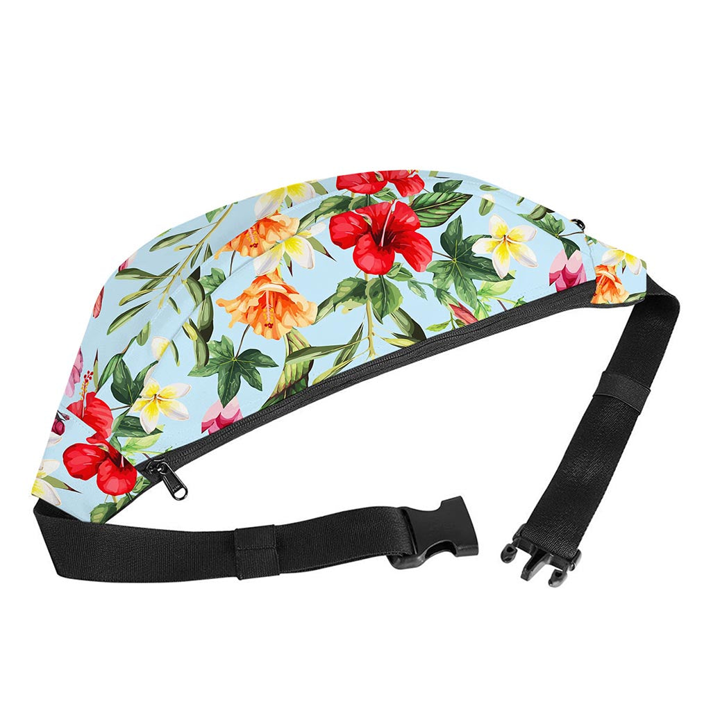 Hibiscus Flower Floral Pattern Print Fanny Pack