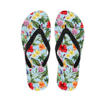Hibiscus Flower Floral Pattern Print Flip Flops