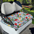 Hibiscus Flower Floral Pattern Print Golf Cart Seat Cover
