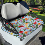 Hibiscus Flower Floral Pattern Print Golf Cart Seat Cover