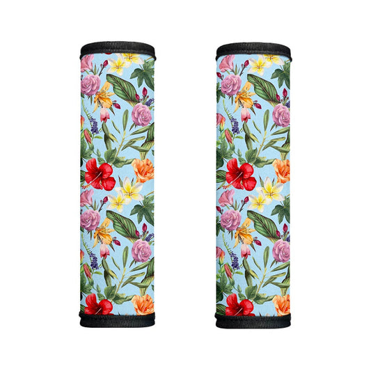 Hibiscus Flower Floral Pattern Print Handle Covers