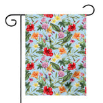 Hibiscus Flower Floral Pattern Print House Flag