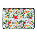 Hibiscus Flower Floral Pattern Print Kitchen Mat