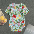 Hibiscus Flower Floral Pattern Print Men's Bodysuit