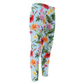 Hibiscus Flower Floral Pattern Print Men's Compression Pants