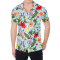 Hibiscus Flower Floral Pattern Print Men's Shirt