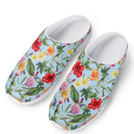 Hibiscus Flower Floral Pattern Print Mesh Casual Shoes
