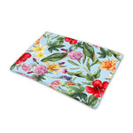 Hibiscus Flower Floral Pattern Print Pet Cooling Mat Cover