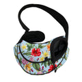 Hibiscus Flower Floral Pattern Print Pet Sling Carrier