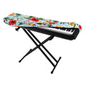 Hibiscus Flower Floral Pattern Print Piano Keyboard Cover