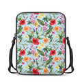 Hibiscus Flower Floral Pattern Print Rectangular Crossbody Bag