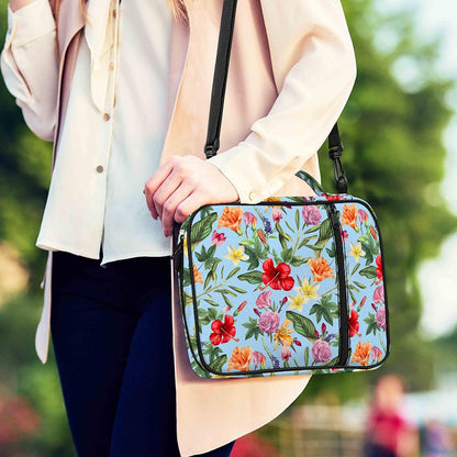 Hibiscus Flower Floral Pattern Print Shoulder Strap Bible Bag