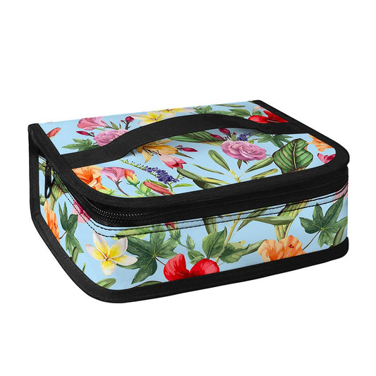 Hibiscus Flower Floral Pattern Print Small Lunch Bag