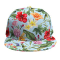Hibiscus Flower Floral Pattern Print Snapback Cap