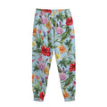 Hibiscus Flower Floral Pattern Print Sweatpants