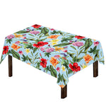 Hibiscus Flower Floral Pattern Print Tablecloth