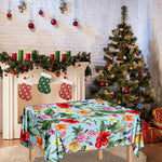 Hibiscus Flower Floral Pattern Print Tablecloth