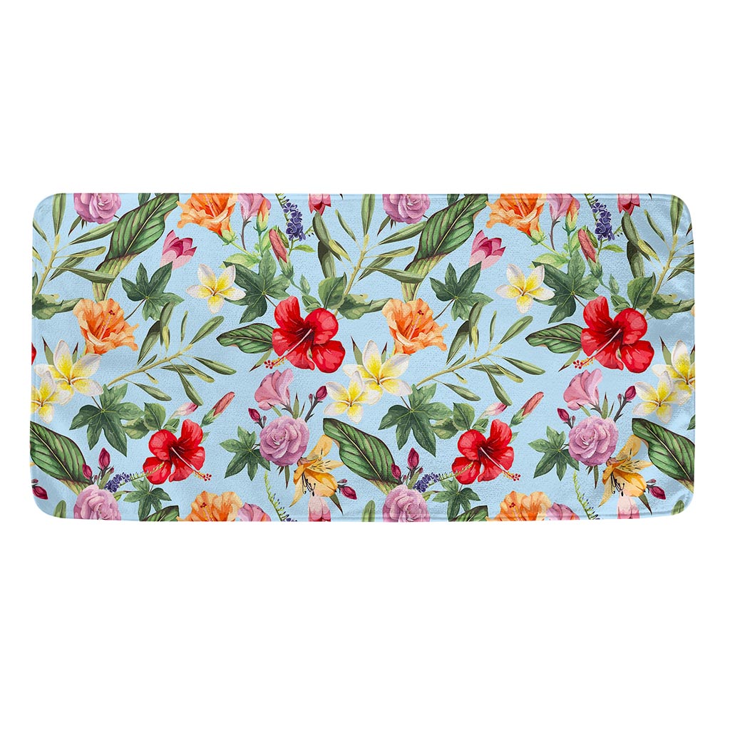 Hibiscus Flower Floral Pattern Print Towel