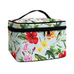 Hibiscus Flower Floral Pattern Print Travel Makeup Bag