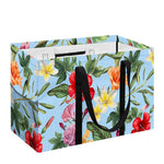 Hibiscus Flower Floral Pattern Print Utility Tote Bag