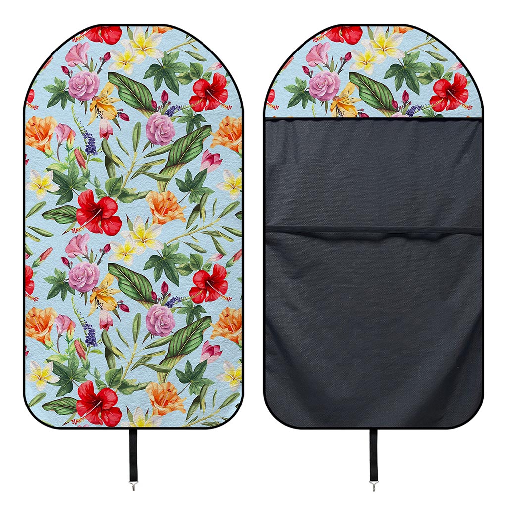 Hibiscus Flower Floral Pattern Print Waterproof Car Seat Cover