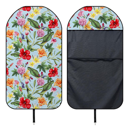 Hibiscus Flower Floral Pattern Print Waterproof Car Seat Cover