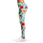 Hibiscus Flower Floral Pattern Print Women's Leggings