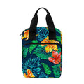 Hibiscus Monstera Hawaii Pattern Print Bible Tote Bag