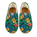 Hibiscus Monstera Hawaii Pattern Print Casual Shoes