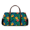Hibiscus Monstera Hawaii Pattern Print Duffel Bag