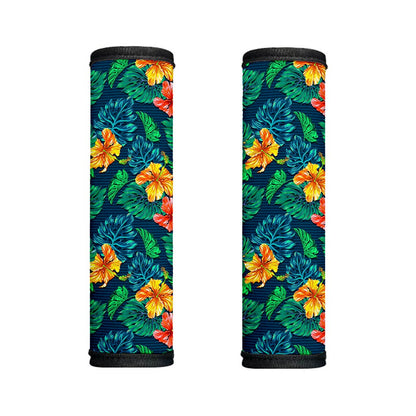 Hibiscus Monstera Hawaii Pattern Print Handle Covers