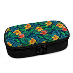 Hibiscus Monstera Hawaii Pattern Print Insulin Cooler Travel Case