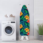 Hibiscus Monstera Hawaii Pattern Print Ironing Board Cover