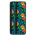 Hibiscus Monstera Hawaii Pattern Print Refrigerator Handle Covers