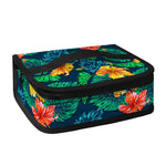Hibiscus Monstera Hawaii Pattern Print Small Lunch Bag