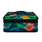 Hibiscus Monstera Hawaii Pattern Print Small Lunch Bag