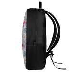 Hibiscus Orchids Hawaii Pattern Print 17 Inch Backpack