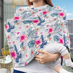 Hibiscus Orchids Hawaii Pattern Print Baby Seat Cover