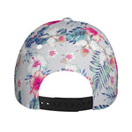 Hibiscus Orchids Hawaii Pattern Print Baseball Cap