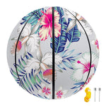 Hibiscus Orchids Hawaii Pattern Print Basketball