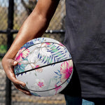 Hibiscus Orchids Hawaii Pattern Print Basketball