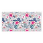 Hibiscus Orchids Hawaii Pattern Print Beach Towel