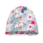 Hibiscus Orchids Hawaii Pattern Print Beanie