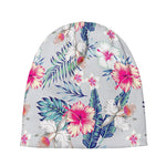 Hibiscus Orchids Hawaii Pattern Print Beanie