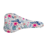 Hibiscus Orchids Hawaii Pattern Print Bicycle Seat Cover